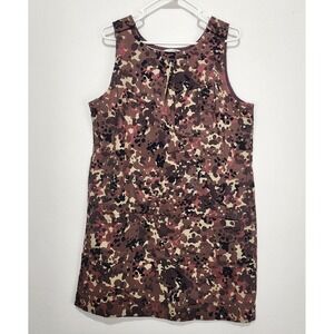Duluth Trading Fire Hose Women's Apron Dress Animal Print Multicolor Size SM